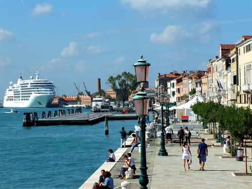 Work on a cruise ship and visit Venice