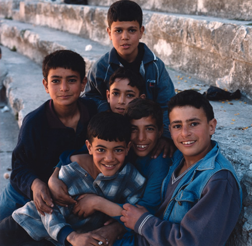 Boys in Amman Jordan