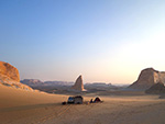 Desert safari in Egypt.