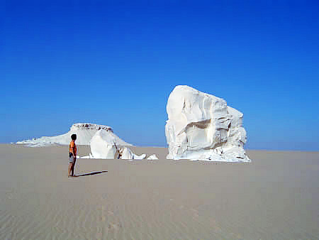 Rock formations in Egyptian desert