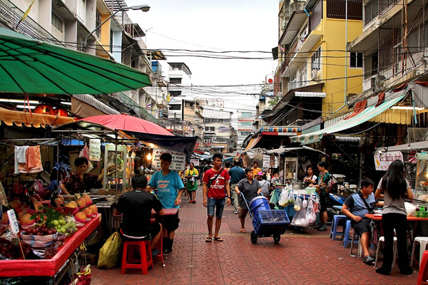 A market in Bangkok, Thailand.