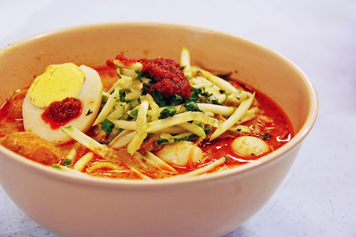 Malaysian Laksa coconut dish.