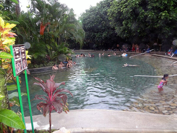 Baldi hot springs in La Fortuna