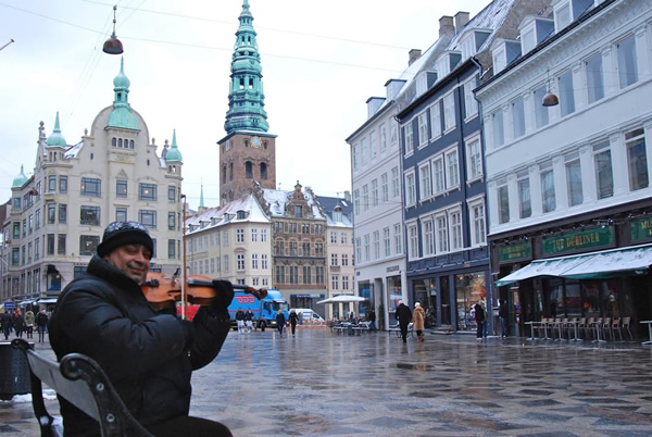 Immigrant in Copenhagen, Denmark