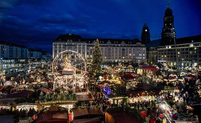 Dresden, Germany at Christmas.