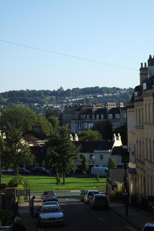 Northampton Street in Bath, England.