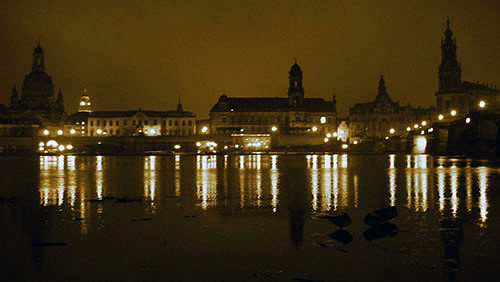 Dresden, Germany at Night