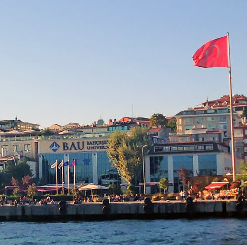 One of the Bahçeşehir University campuses in Istanbul