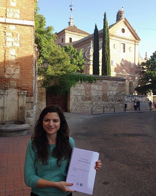 Franklin Institute in Alcalá holding master's thesis on teaching Spanish culture.
