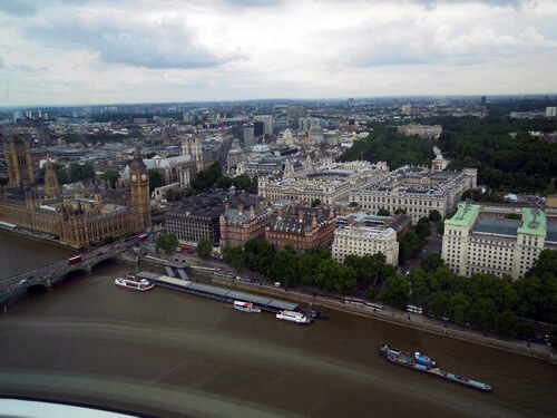 One view of London skyline