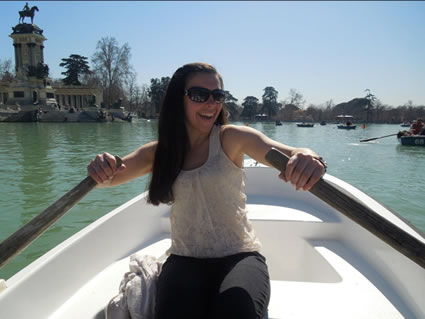 Rowing Boats in Retiro Park, Madrid