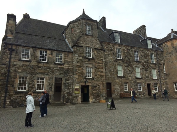 Stirling Castle, Stirling, Scotland where author did internship