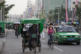 Bicycle taxi in China
